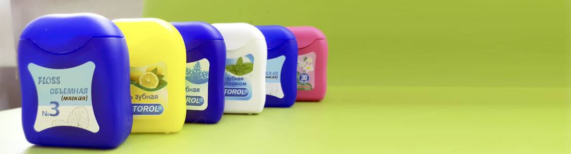 Новые зубные нити DENTOROL